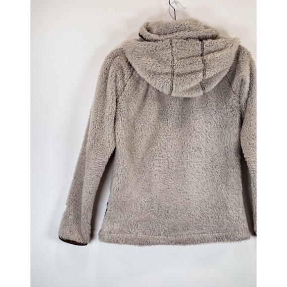 Kuhl Womens Flight Jacket Beige Avina Full Zip Sherpa Fleece Hooded Outdoor XS - Picture 11 of 14